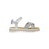 Sandali argento con cinturini incrociati e dettagli glitterati Swish Jeans, Scarpe Bambini, SKU k285000151, Immagine 0